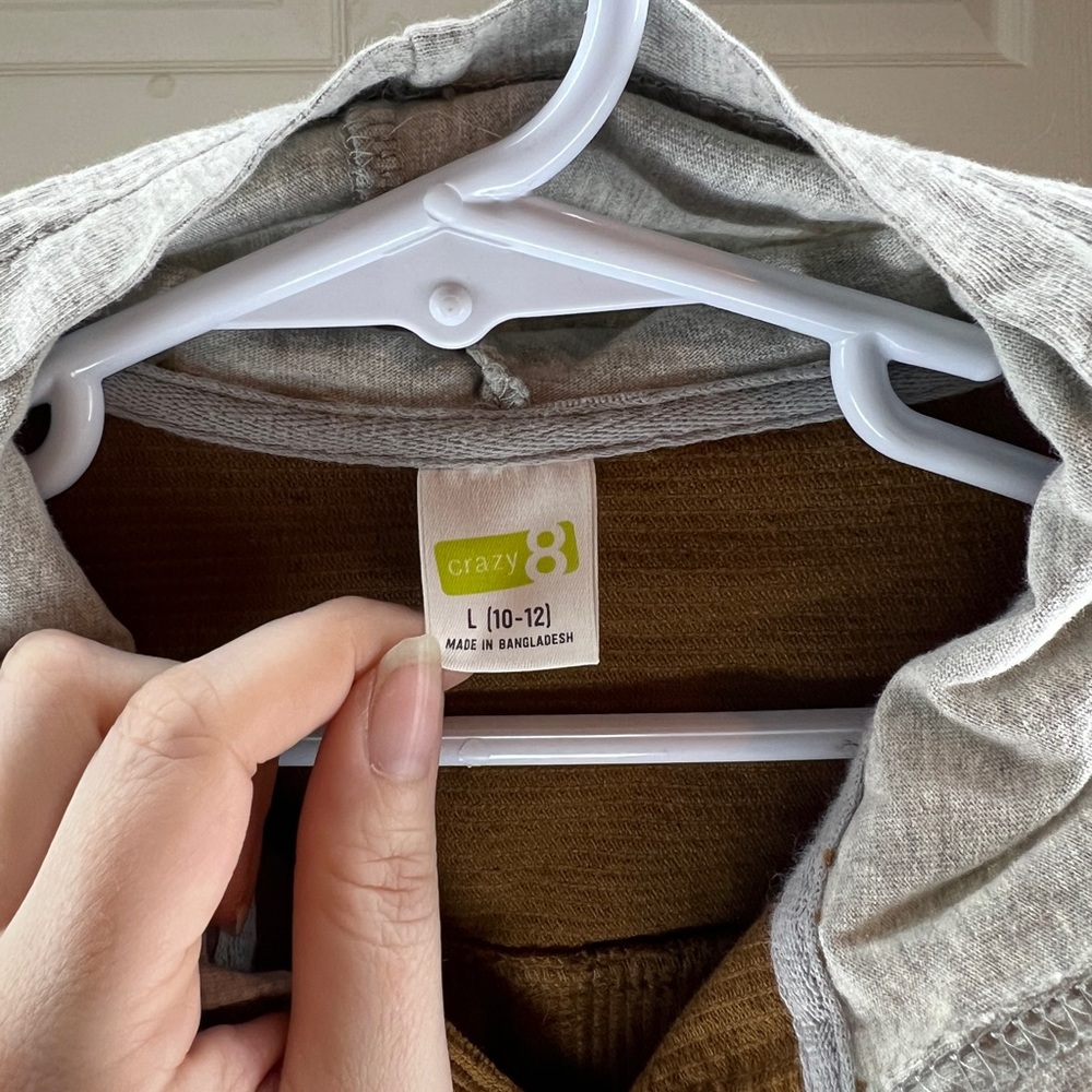 Crazy 8 Hooded Corduroy Shacket - Picture 5 of 6